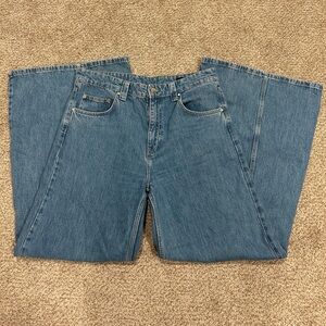 Zara High Waist Wide Leg Jeans